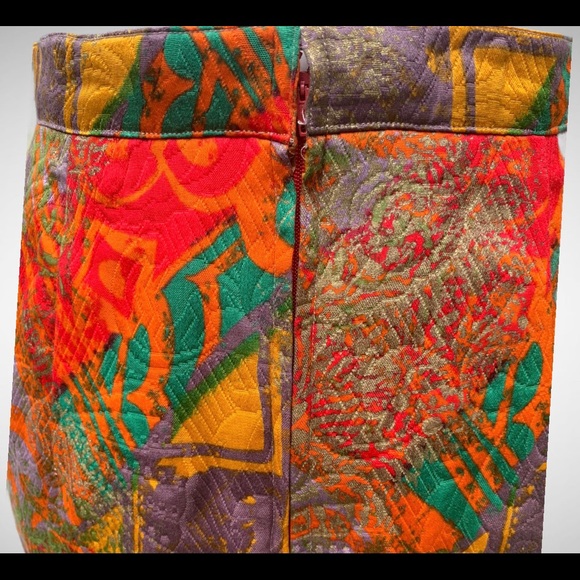 Multi Color Women Pensile Skirt - Picture 4 of 6